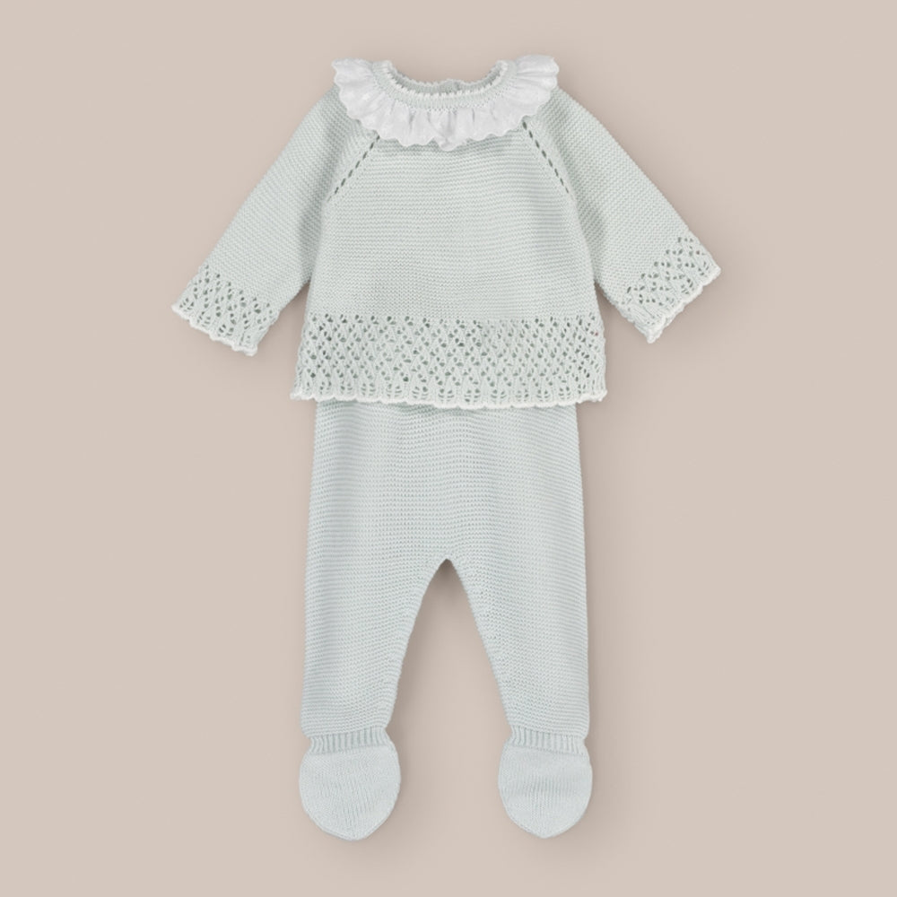 Conjunto Punto Bebé Polaina Caladito