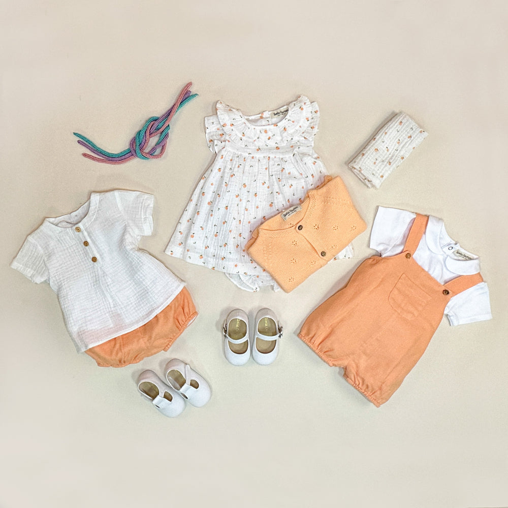 Chaqueta Niña Melocotón