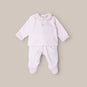 Conjunto Bebé Terciopelo Teddy Rosa