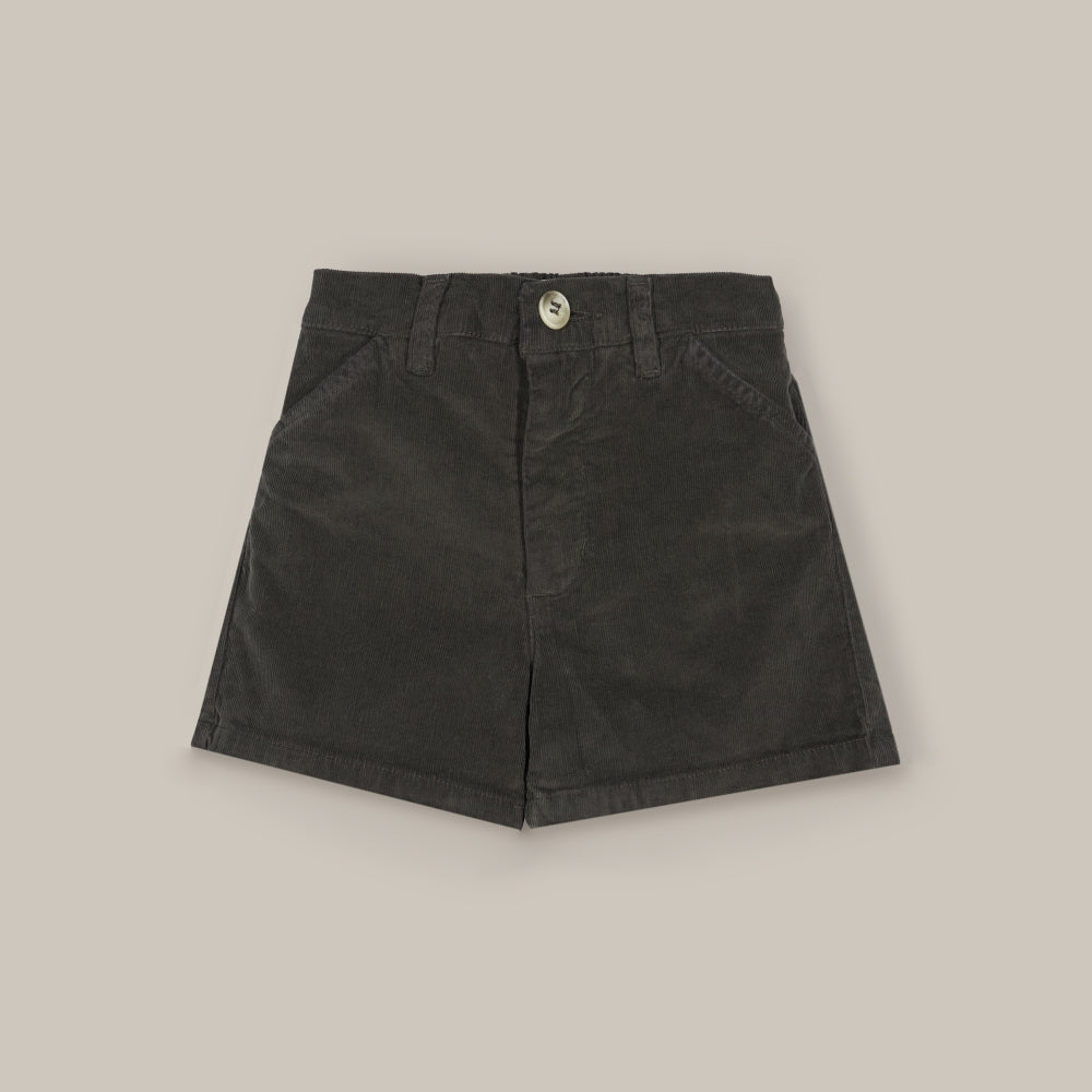 Khakifarbene Baby-Bermudashorts