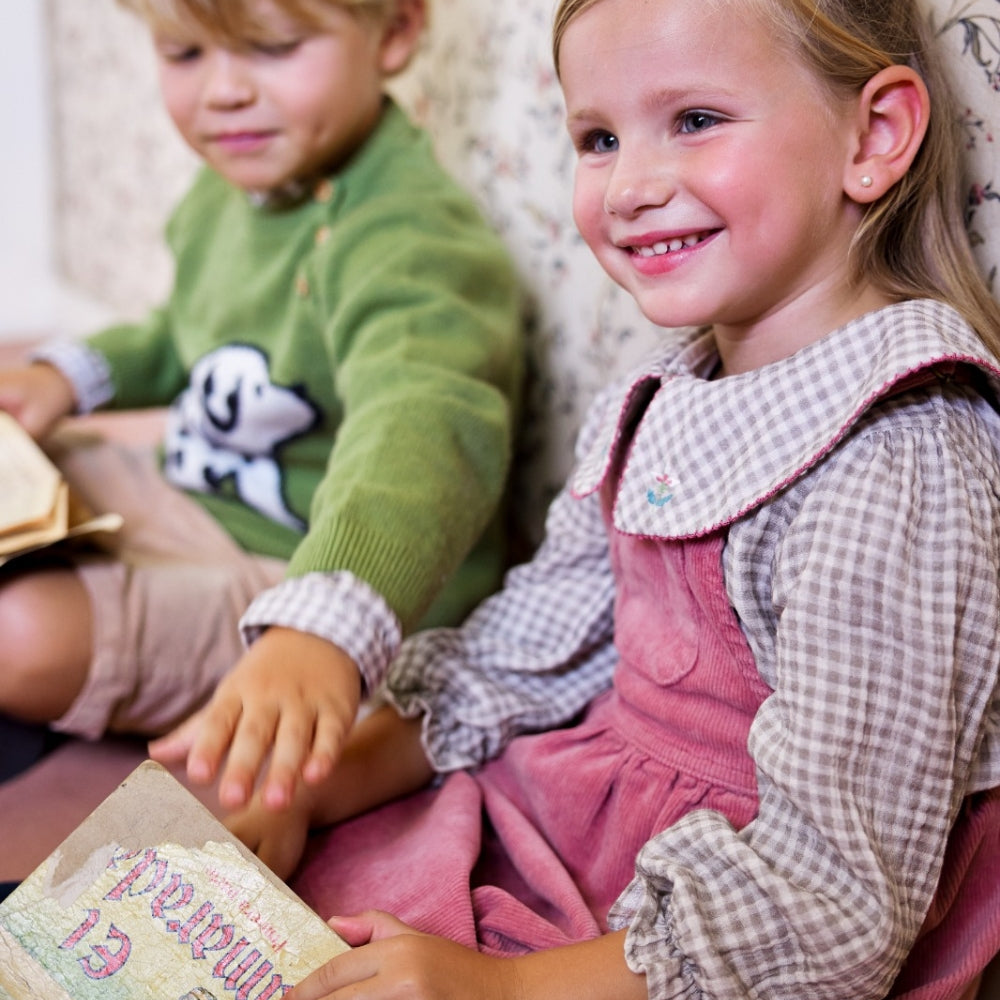 Overall dress Girl Corduroy Rose