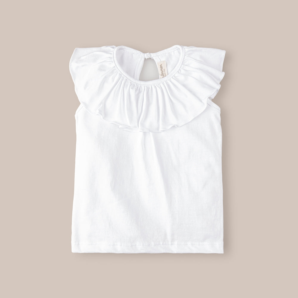 Blusa Niña Algodón Cuello