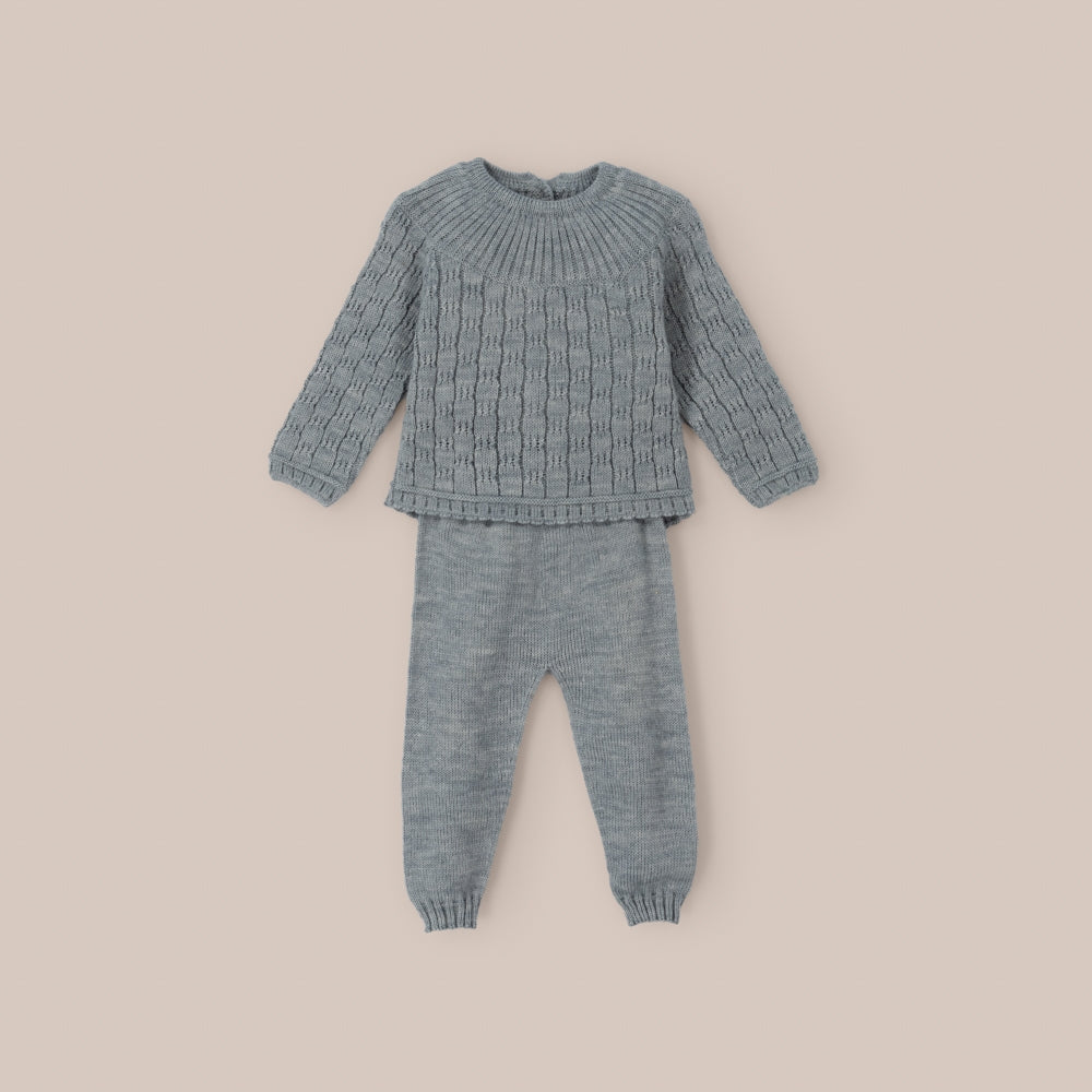 Conjunto Punto Bebé Pompon Liebre