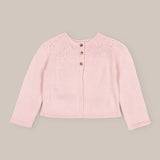 cardigan Gray Knotted Wool