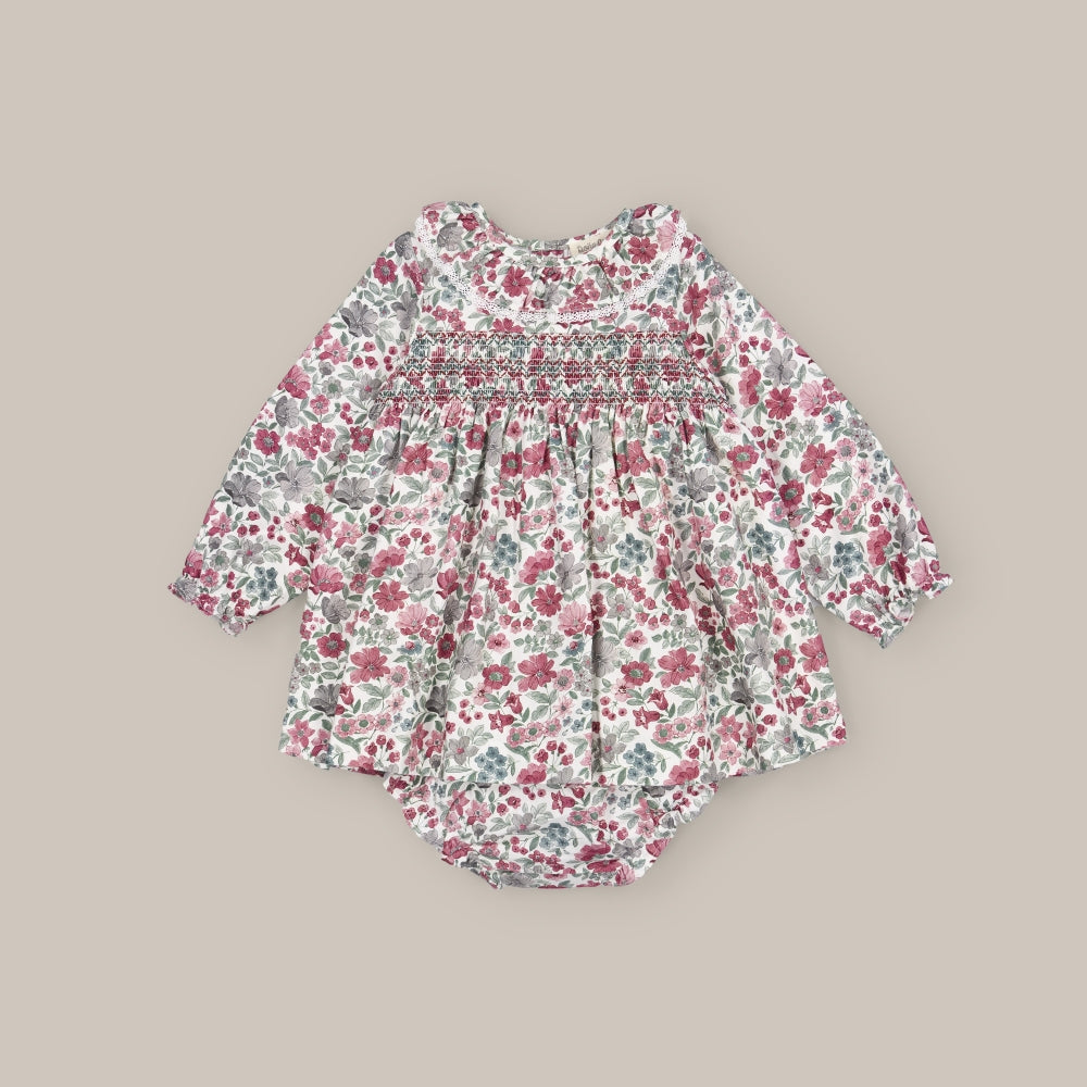 baby dress set Smock April
