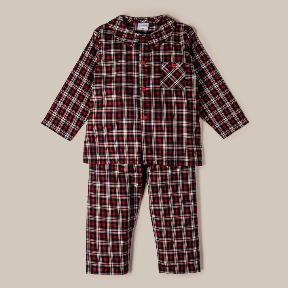 Pijama 2Piezas Cuadros Niño