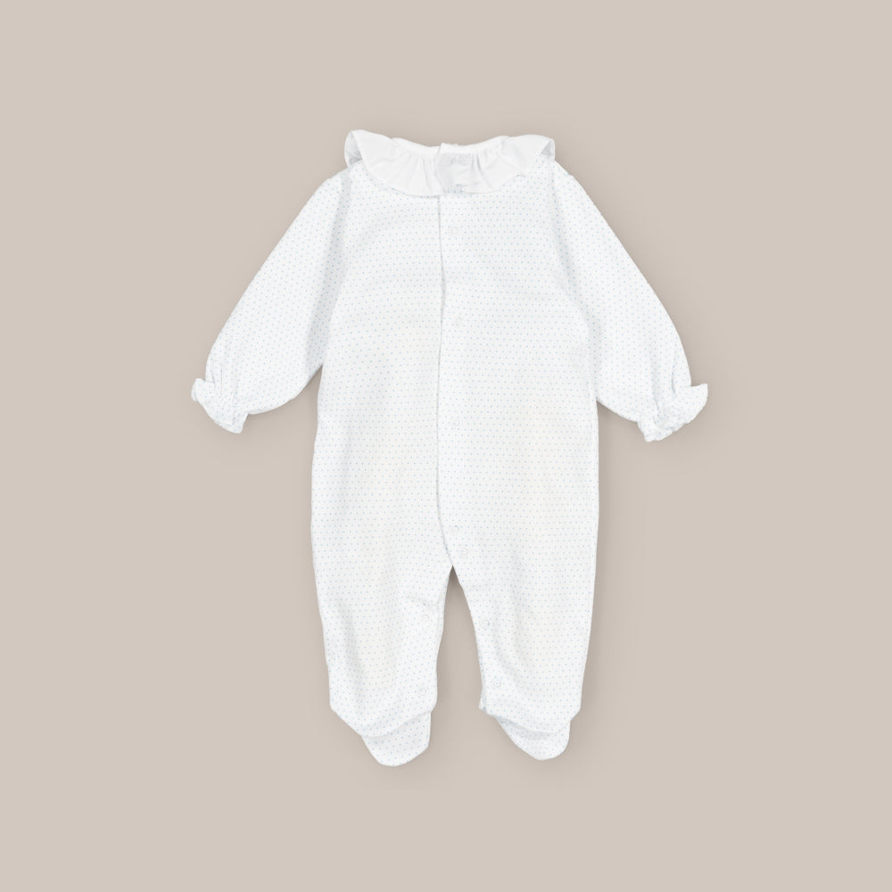 Gepunkteter Baby-Baumwollpyjama