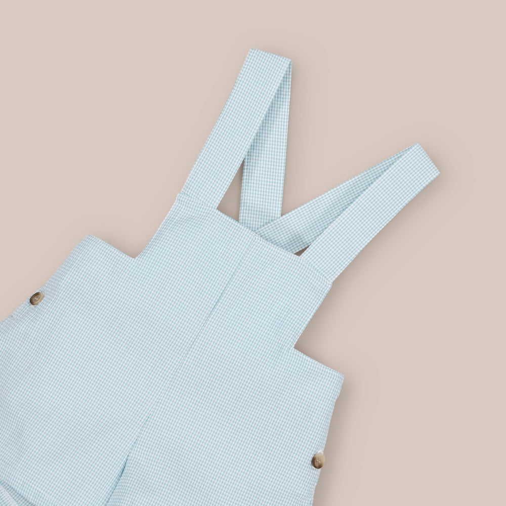 Turquoise Suspender Pants