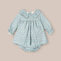 baby dress set Baby Blue Wave Fan