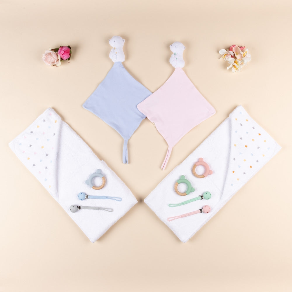 Capa Bebé Baño Corazón Multi