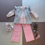 Gilet Fille Laine Creta