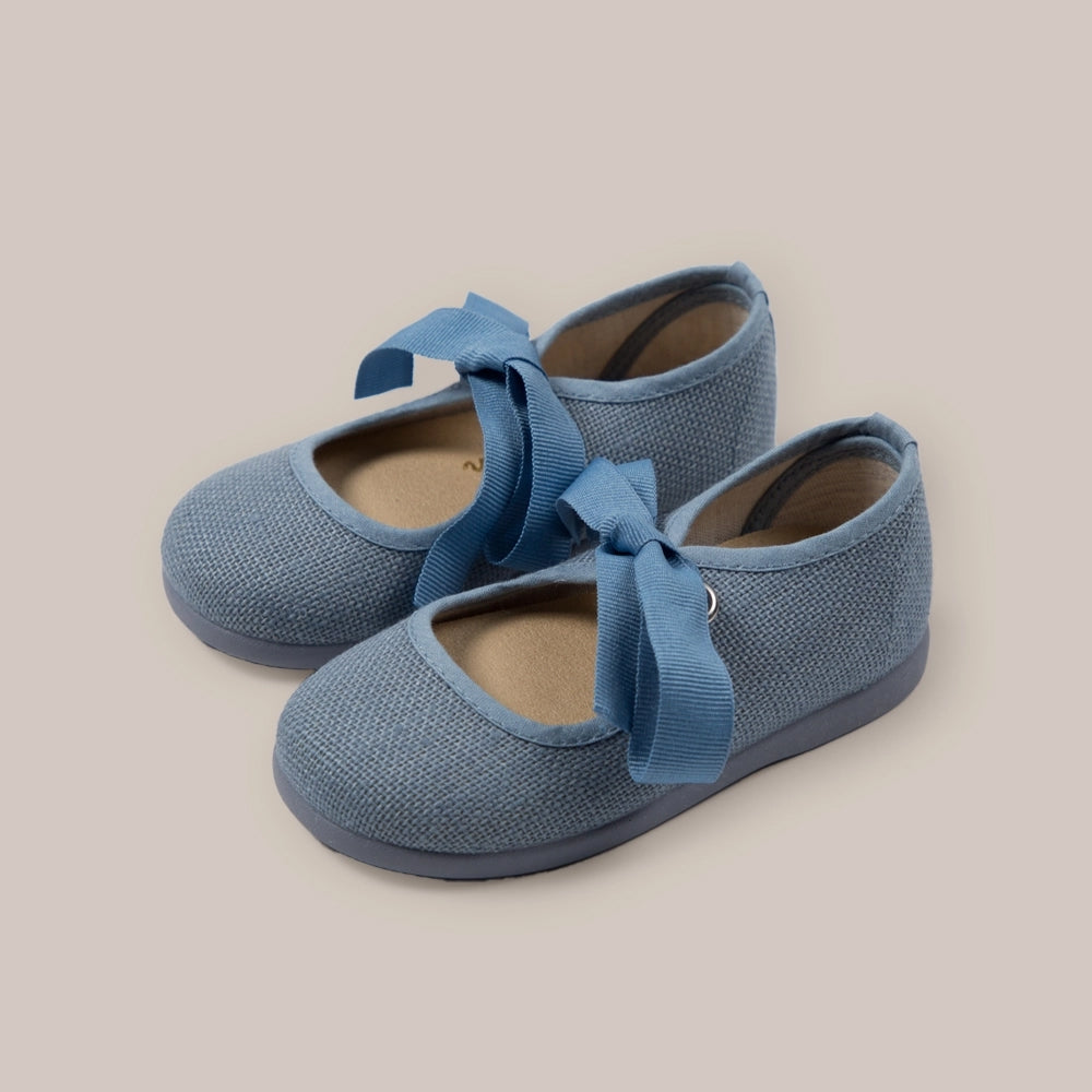 Linen Bow Shoe