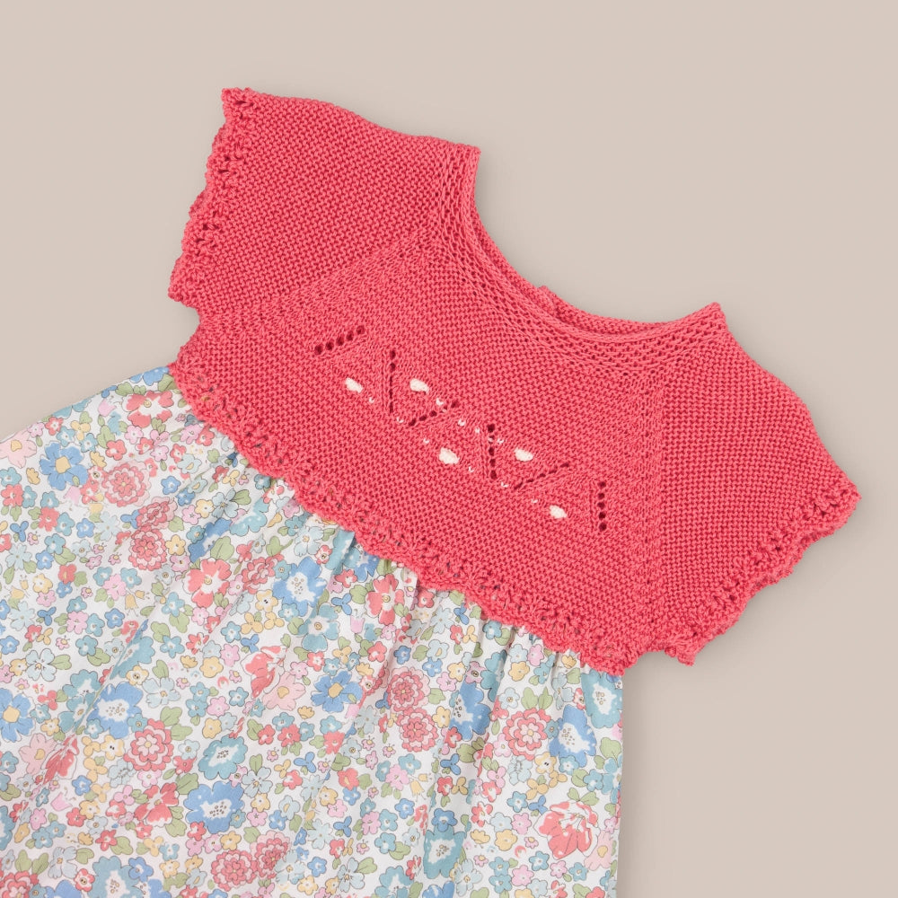 Ensemble robe et culotte pour bébé Bleuté