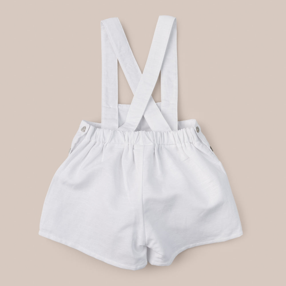 Boys' Trousers with Suspenders and Pockets