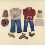 Pantaloni Ragazzo 5 tasche di denim