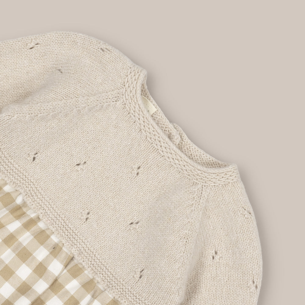 romper Cashmere with  Bonnet