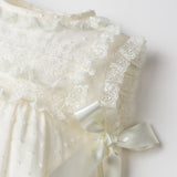 romper Silk christening