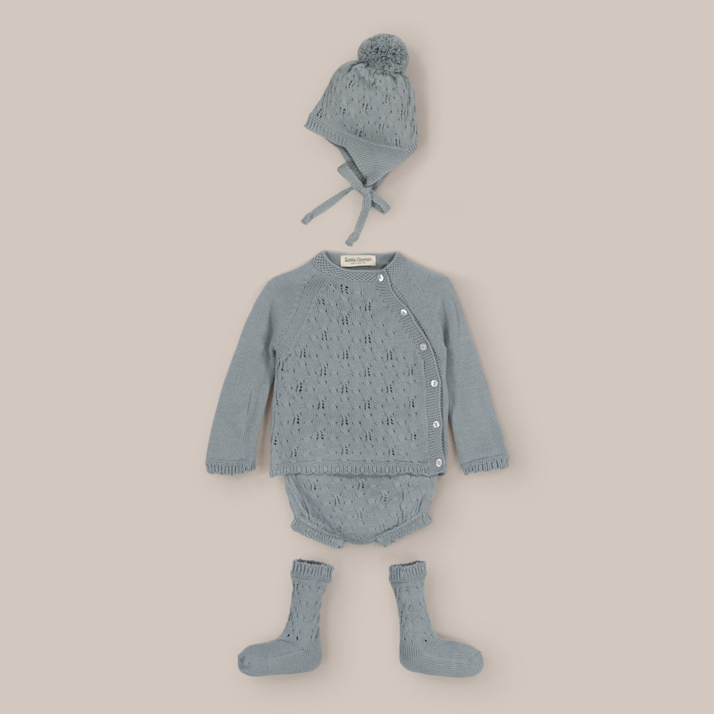 Gestricktes kurzes Babybrot-Set