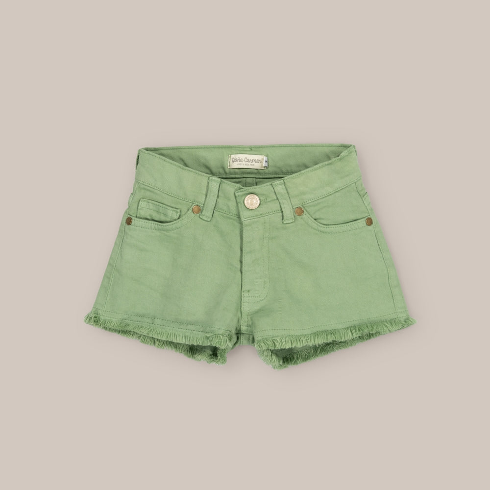 Pantaloncini Ragazza Frangia