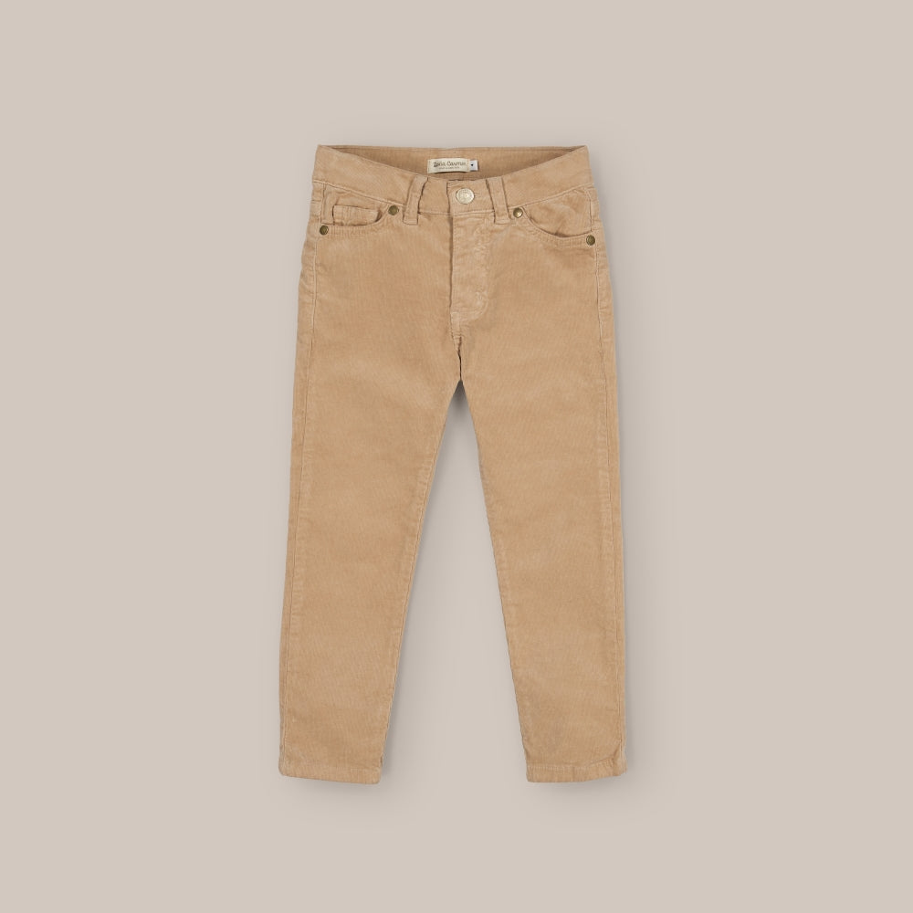 Pantalon Niño 5 Bolsillos Nut
