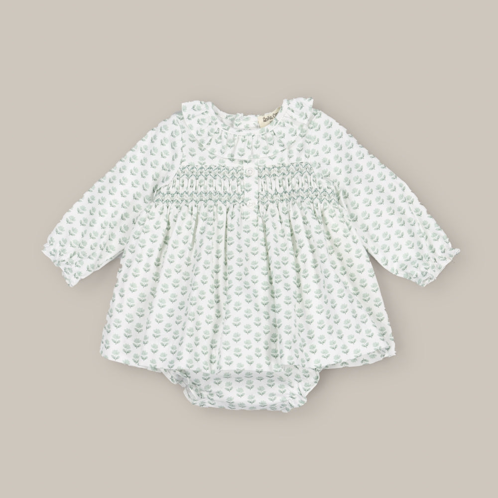 baby dress set Smock Camille