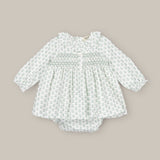 baby dress set Smock Camille
