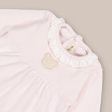 Conjunto Terciopelo Niña Osete Rosa