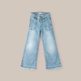 Pantalon en Jean Fille Large