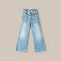 Pantalon Vaquero Niña Ancho