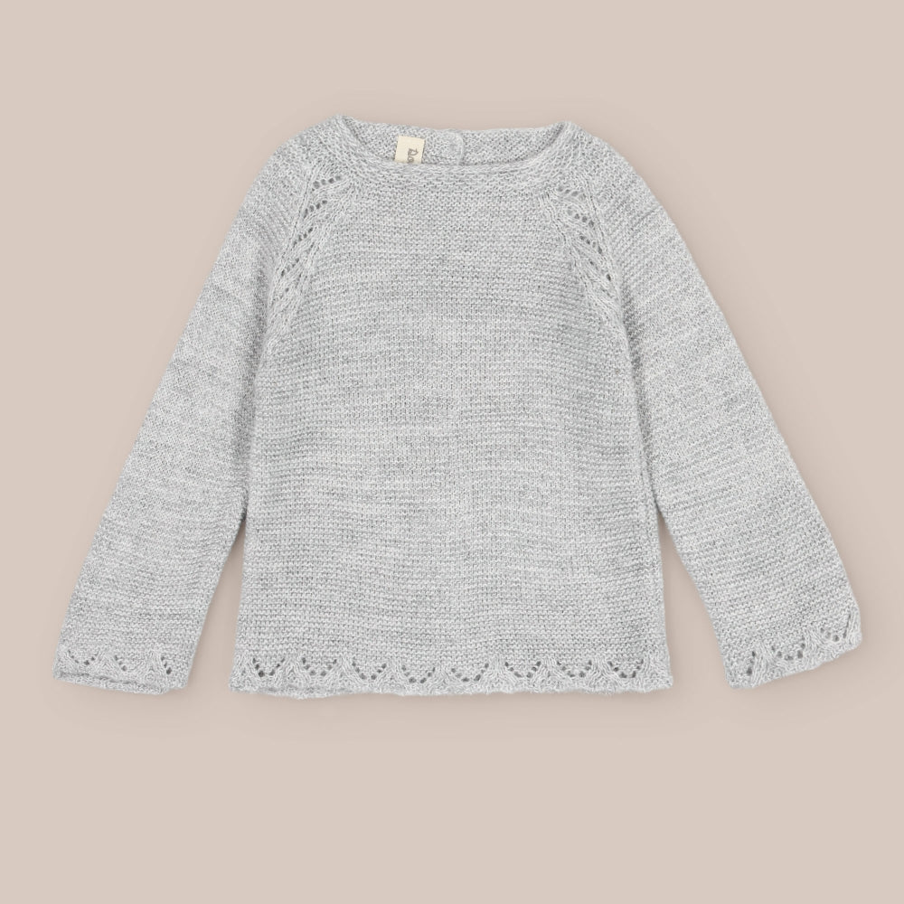 Obi-Pullover aus Babywolle