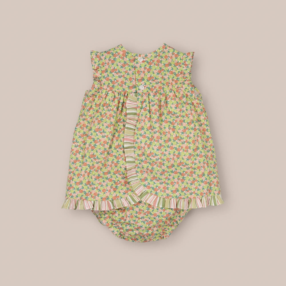 Babykleid Babynestchen Golden