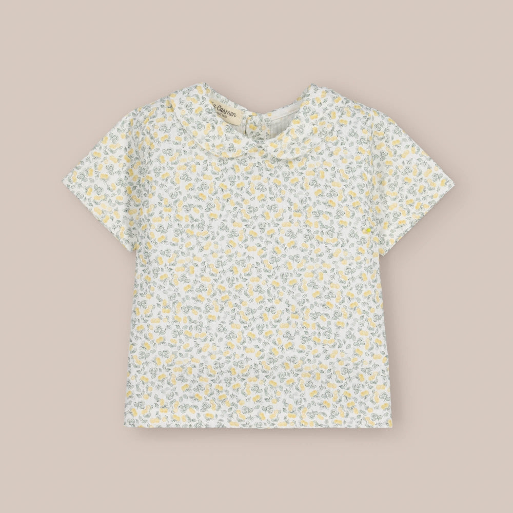 Camisa Manga Curta Bebê Cerâmica
