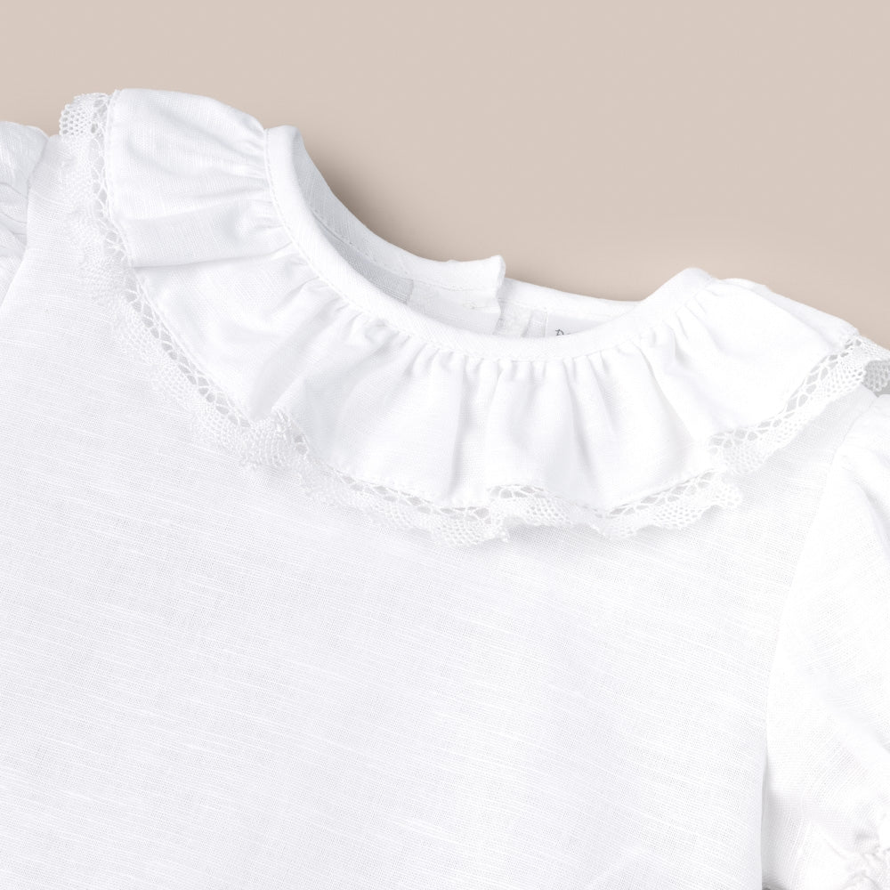 Blusa Manga Corta Lino