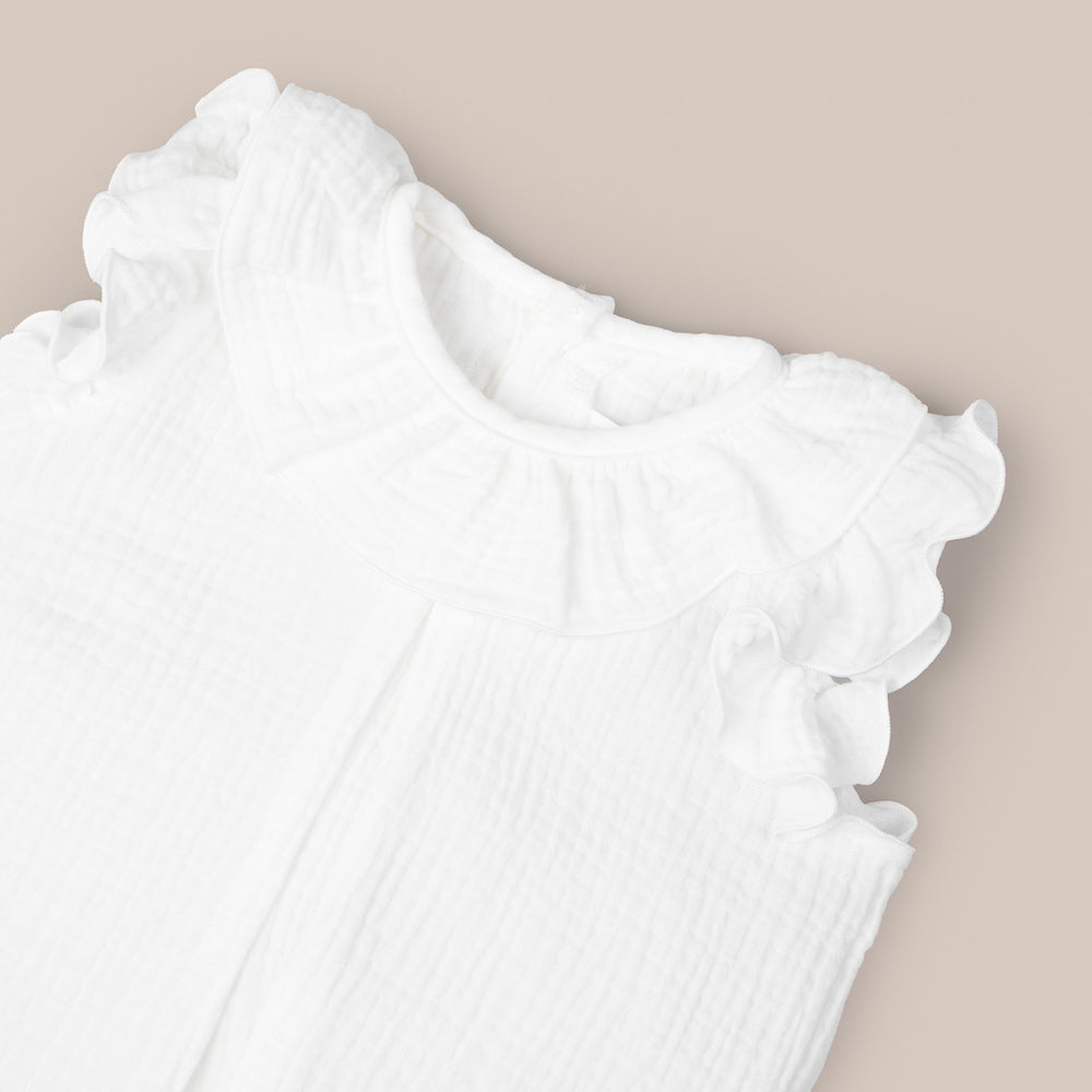 Girl's Puck Ruffle Blouse