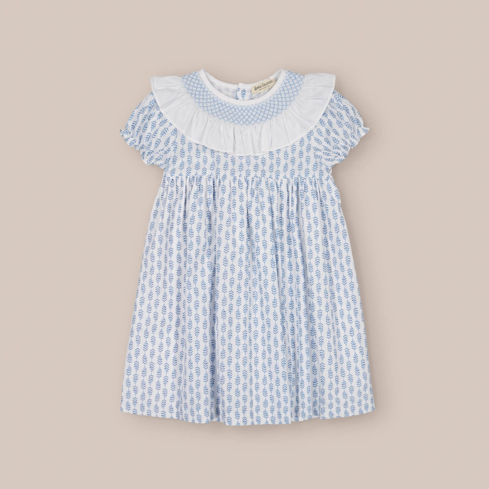 Vestido Smock zimbro
