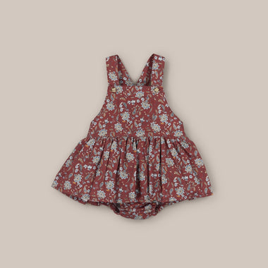 dungaree Baby Indian Flower Ruffle