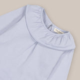 Cotton neck girl's blouse