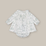 baby dress set Smock Toile