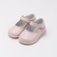 Leather Mary Janes with sole