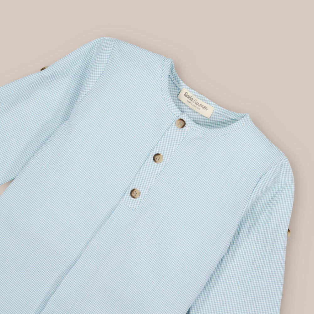 Turquoise Long Sleeve Shirt