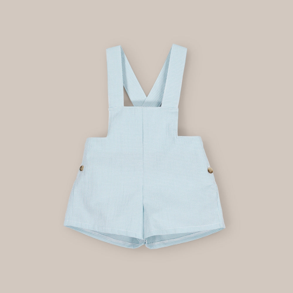 Turquoise Suspender Pants