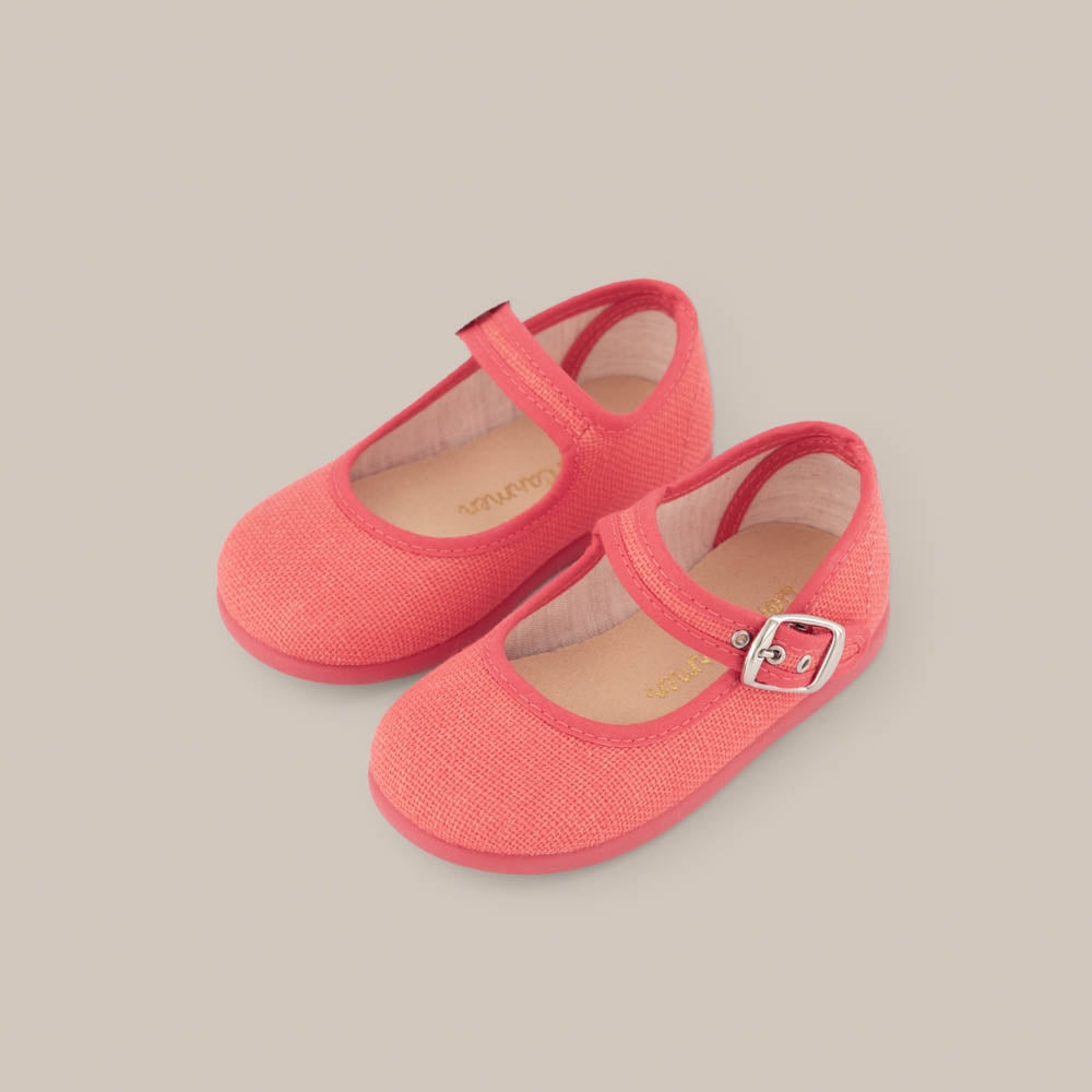 Mary Jane Linen Buckle