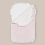 Saco Bebé Puntilla Rosa