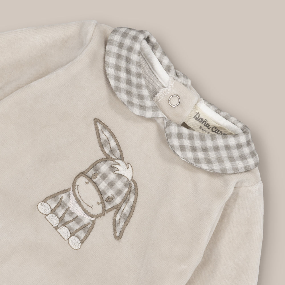 Conjunto bebé Igor Veludo