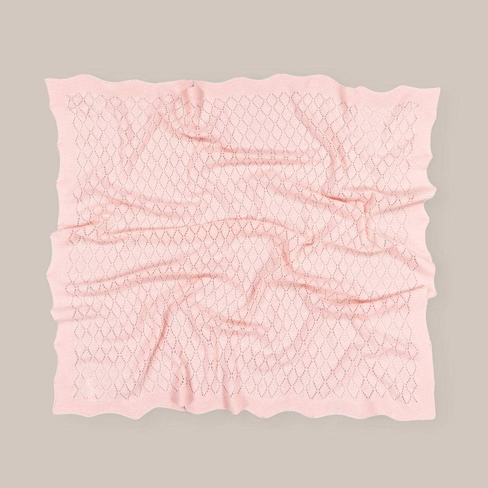 Diamond Wool Baby Shawl
