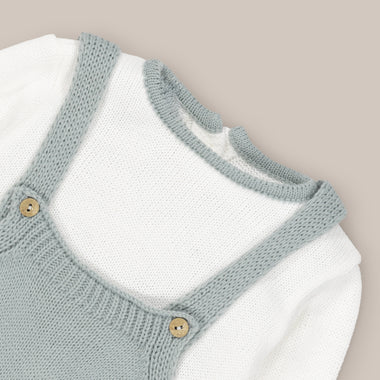 Set knit dungaree PIEMONTE