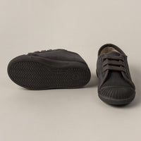 Zapatilla Cordón Gris
