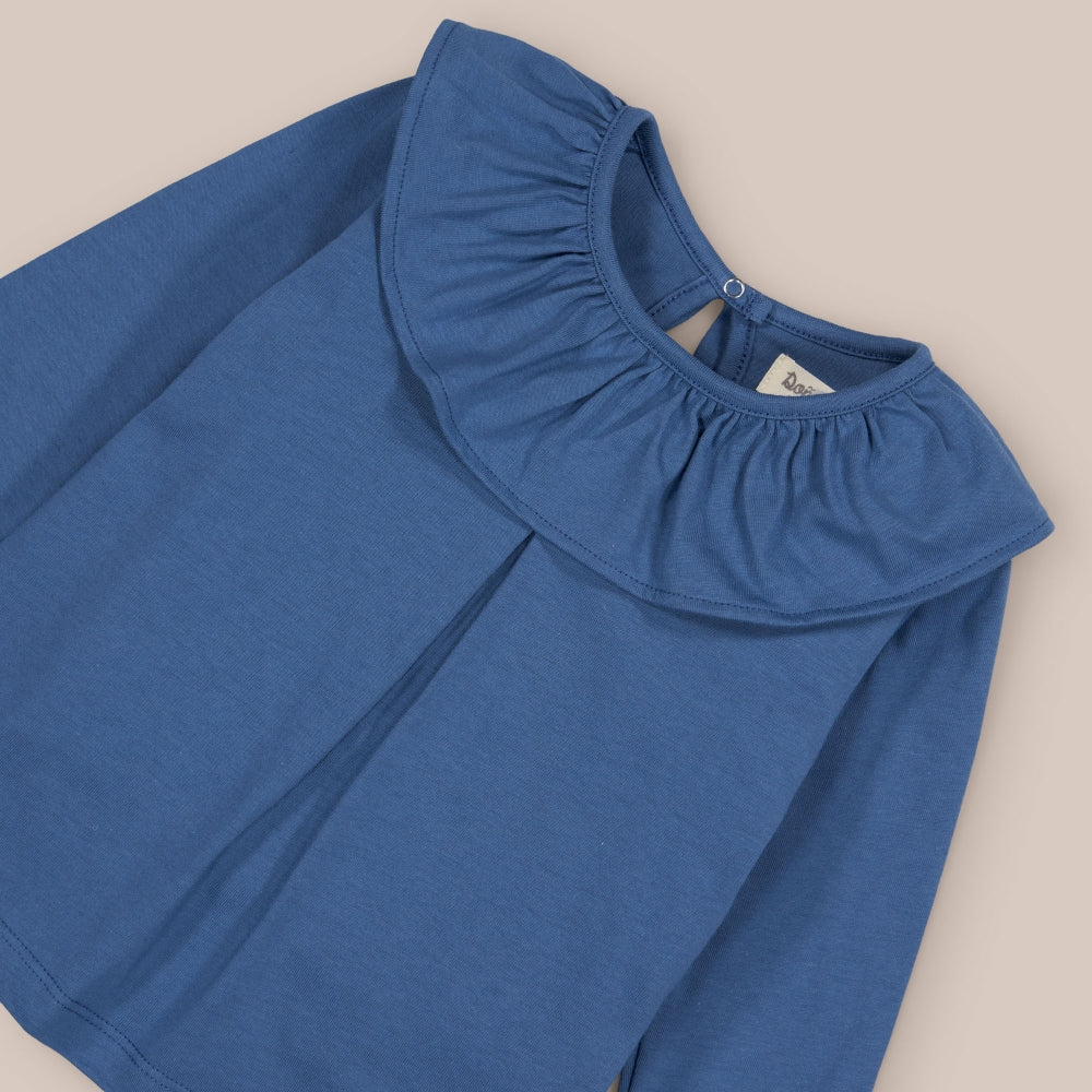 Blusa Niña Algodón Cuello