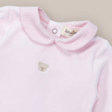 Conjunto Bebé Terciopelo Teddy Rosa