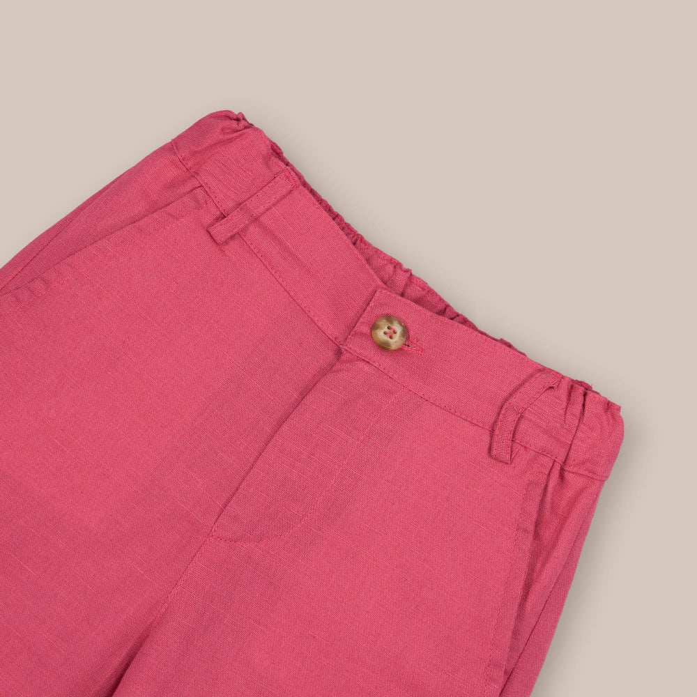 Bermuda Lino Magenta